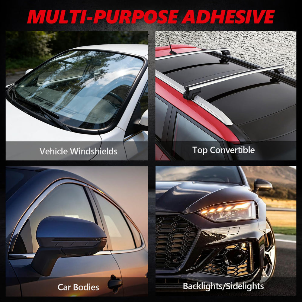 LISRUX front and rear windshield bonding versatility for cars
