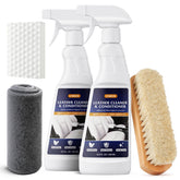 LISRUX leather cleaner bottle ready for two-in-one care of vegan leather