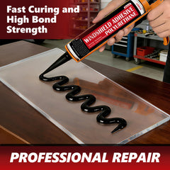 LISRUX windshield sealant application demonstrating easy application
