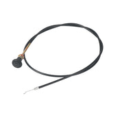 LiStarUs choke cable for Bad Boy mower, knob-end view, durable 62-inch replacement.