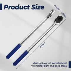 LitartPRO anti-slip handle provides secure grip in oily or wet conditions.