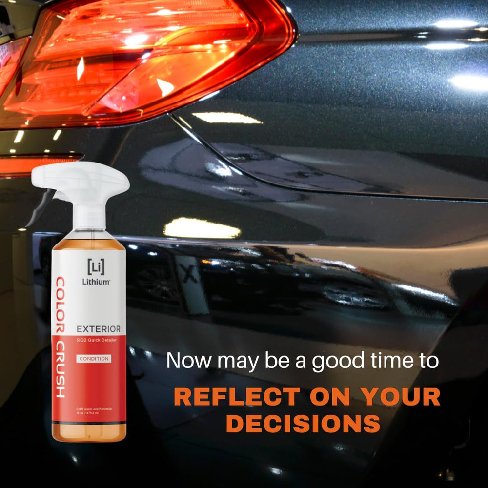 Color Crush gloss closeup highlighting deep, glossy finish on a painted surface