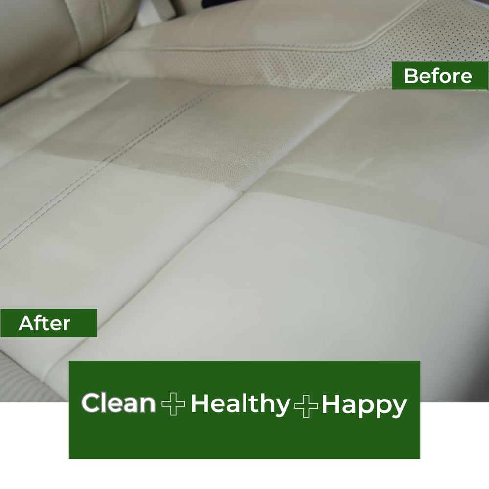 Tesla vegan leather care with Lithium Hyper Cleanse for premium feel