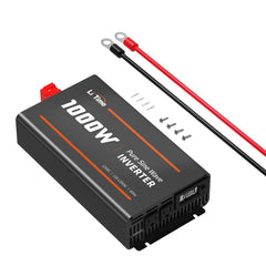 Litime 1000W pure sine wave inverter front view powering home and RV