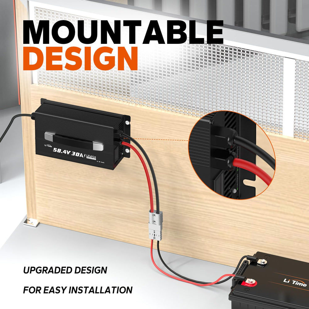 Litime three-stage CC-CV charging graphic explains efficient replenishment
