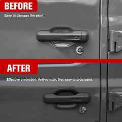 LitMiRaCle rear door handle bowl protector guards against scuffs.