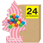 LITTLE TREES Bubble Gum hanging tree in car for long-lasting freshness.