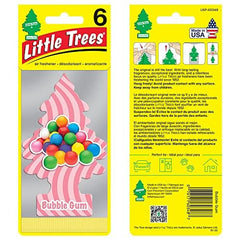 LITTLE TREES Bubble Gum packaging demonstrates versatile scenting for auto and home.