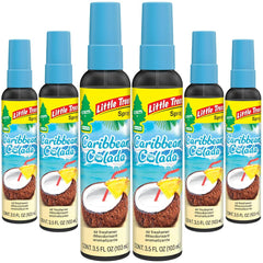 Little Trees Caribbean Colada bottle provides long-lasting car scent