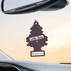 Little Trees hanging tree on a car vent for quick scent.