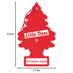 LITTLE TREES Cinnamon Apple close-up showing long-lasting fragrance technology
