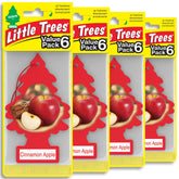 LITTLE TREES Cinnamon Apple hanging tree close-up for car scent and home freshness
