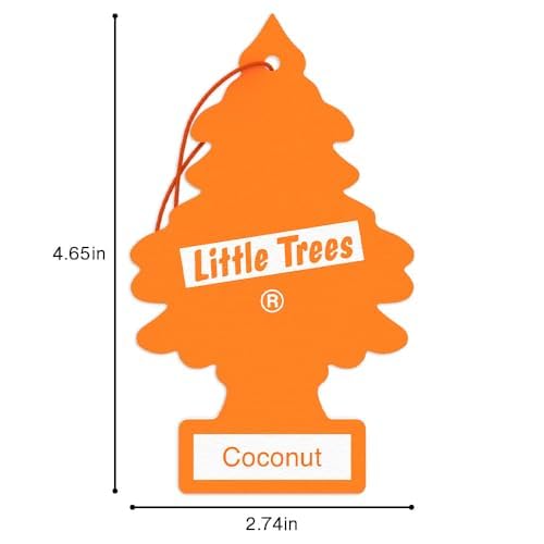 LITTLE TREES Coconut packaging photo highlighting 24-pack value.