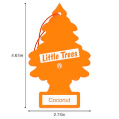LITTLE TREES Coconut packaging photo highlighting 24-pack value.