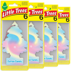 LITTLE TREES Cotton Candy hanging tree provides long-lasting freshness for car and home.
