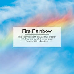 Little Trees Fire Rainbow packaging showcases long lasting fragrance across multiple spaces