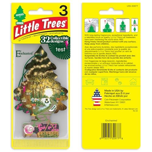 LITTLE TREES fragrance-film technology preserves scent longer in your vehicle.