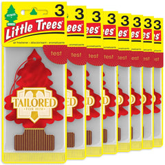 LITTLE TREES hanging-tree car air freshener shown in a vehicle for lasting scent.
