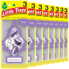 Little Trees Lavender Macaron hanging tree freshens your car with a soothing aroma.