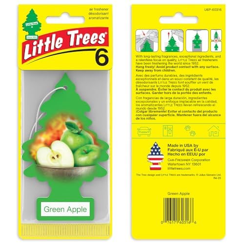 LITTLE TREES original car air freshener hangs for fresh interiors.