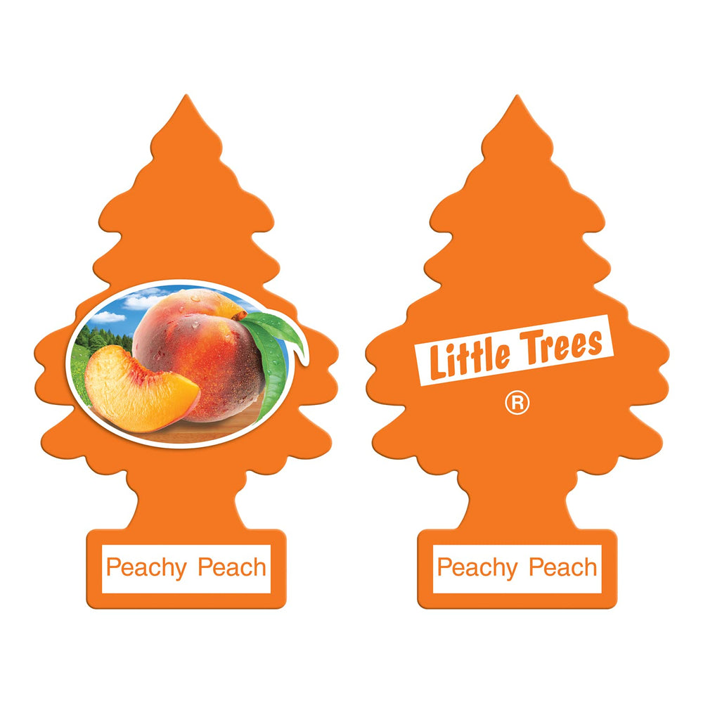 Little Trees Peachy Peach home and office air freshener for shared spaces.