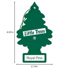 LITTLE TREES Royal Pine Garage shot demonstrates brisk scent in larger spaces.