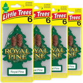 LITTLE TREES Royal Pine Hanging Tree in car interior keeps your ride smelling fresh.