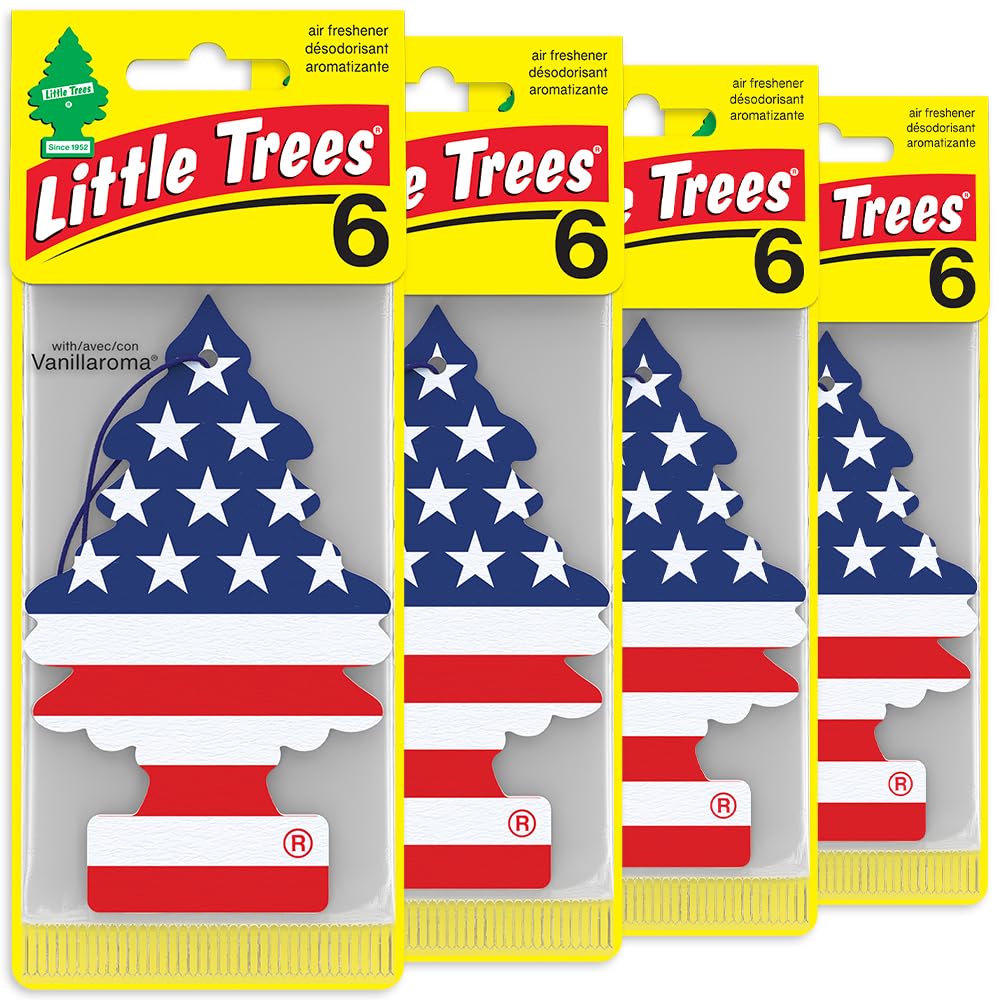 Little Trees Vanilla Pride bottle front view for car and home freshness.