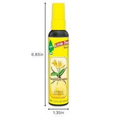 LITTLE TREES Vanillaroma in-car usage demonstrated for on-the-go freshness.