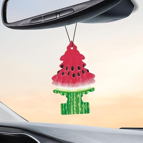 LITTLE TREES Watermelon 24-count display illustrates ample fragrances for home or vehicle