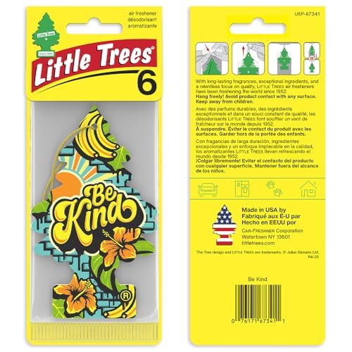LITTLE TREES 24-pack hanging trees providing long-lasting fragrance for car and home.