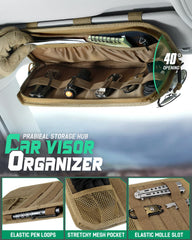 LIVANS glasses holder providing easy access to sunglasses and small essentials.