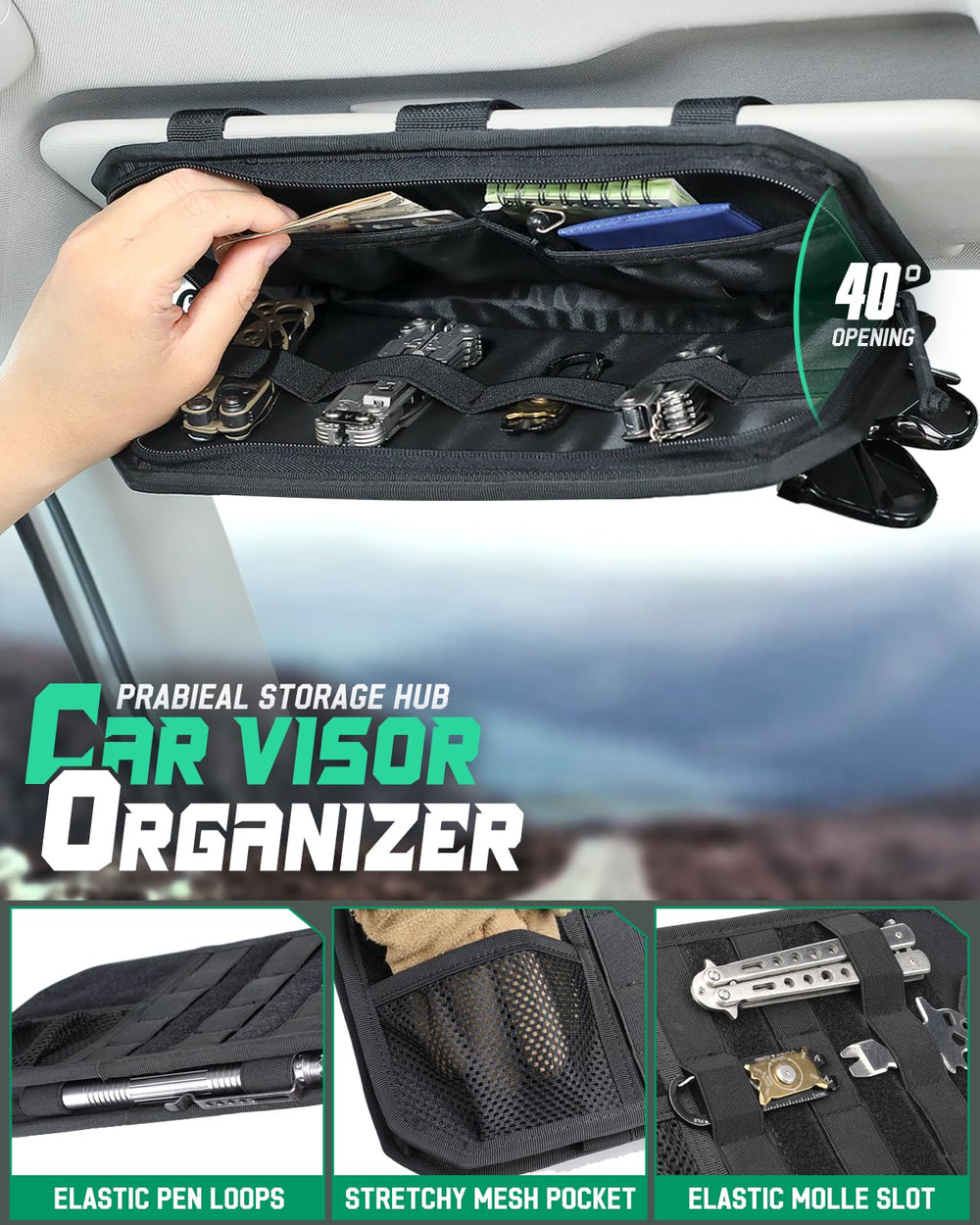 LIVANS glasses holder with patch area for personalization.