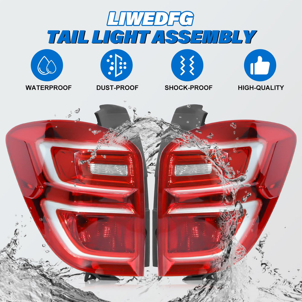 LIWEDFG packaging protects the tail lights during shipping