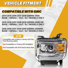 LIWEDFG chrome housing headlight with amber reflector right side, durable and weather-ready.
