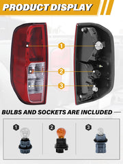 LIWEDFG Nissan Frontier tail light left assembly ready for plug-and-play replacement