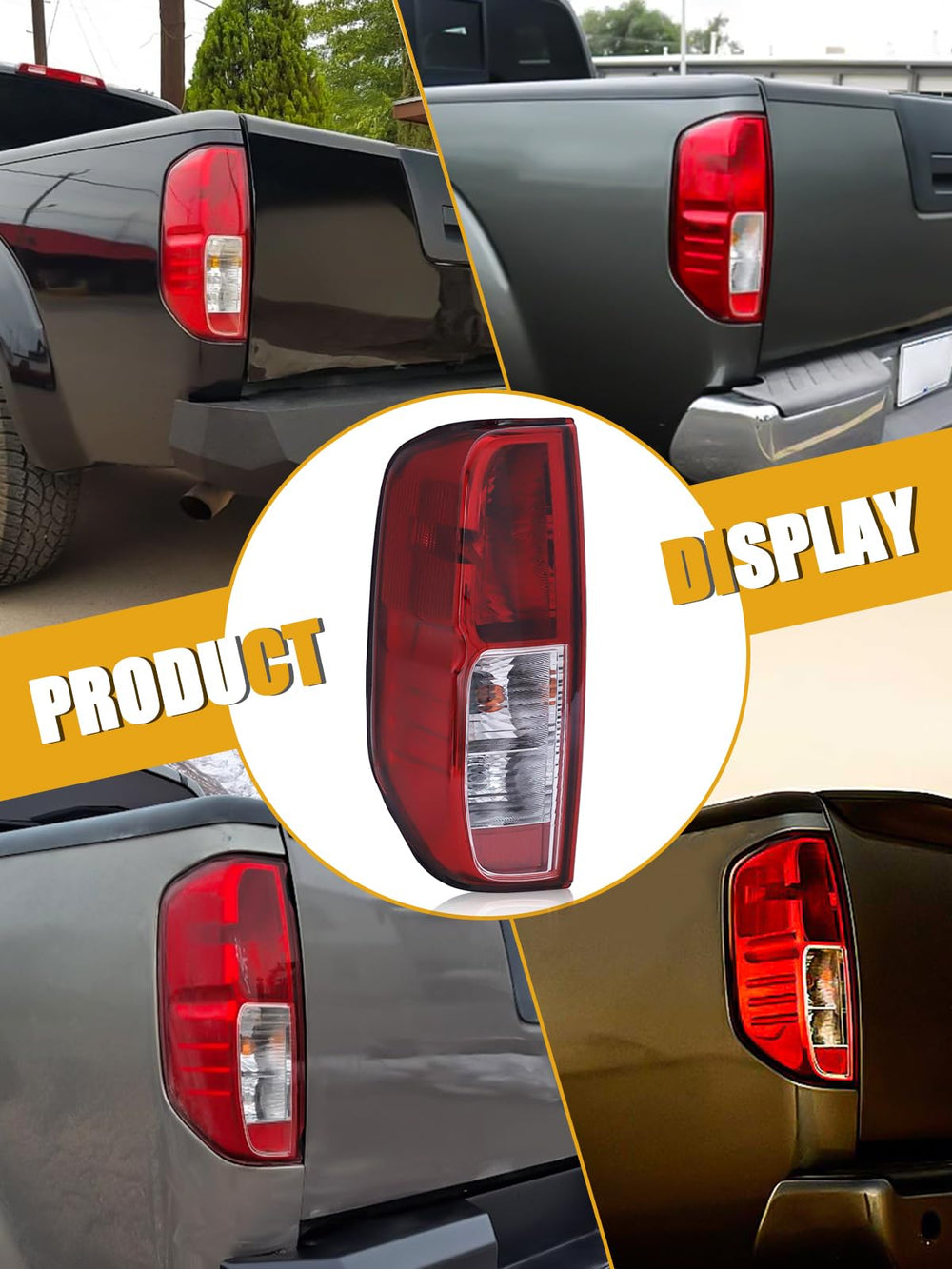 LIWEDFG Nissan Frontier rear view tail light highlights strong lens and waterproof design
