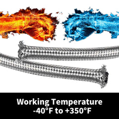 LIWENTOP 38 braided fuel line supports high-pressure automotive use.