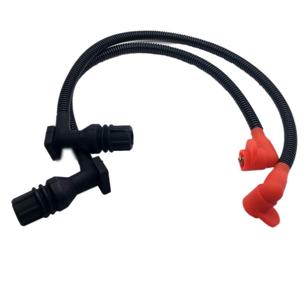 Close-up of insulation and connectors shows durable heat-resistant design.