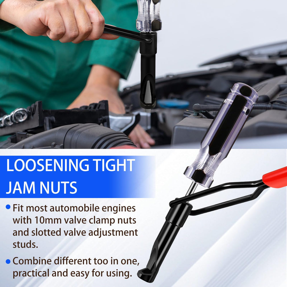 Lizenoz knurled-handle provides secure grip even with greasy hands during use.