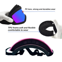 LJDJ goggles with balaclava full-face cover for wind and dust defense.