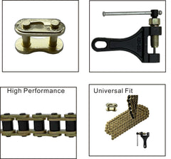 LKSM chain breaker tool included for easy installation and sizing.