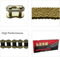 Packaging image of LKSM 420 chain with ten master links included.