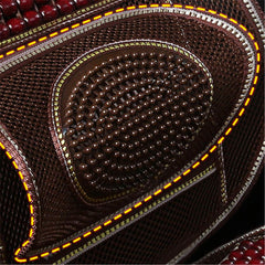 LKXHarleya breathable materials help keep back cool on warm days.