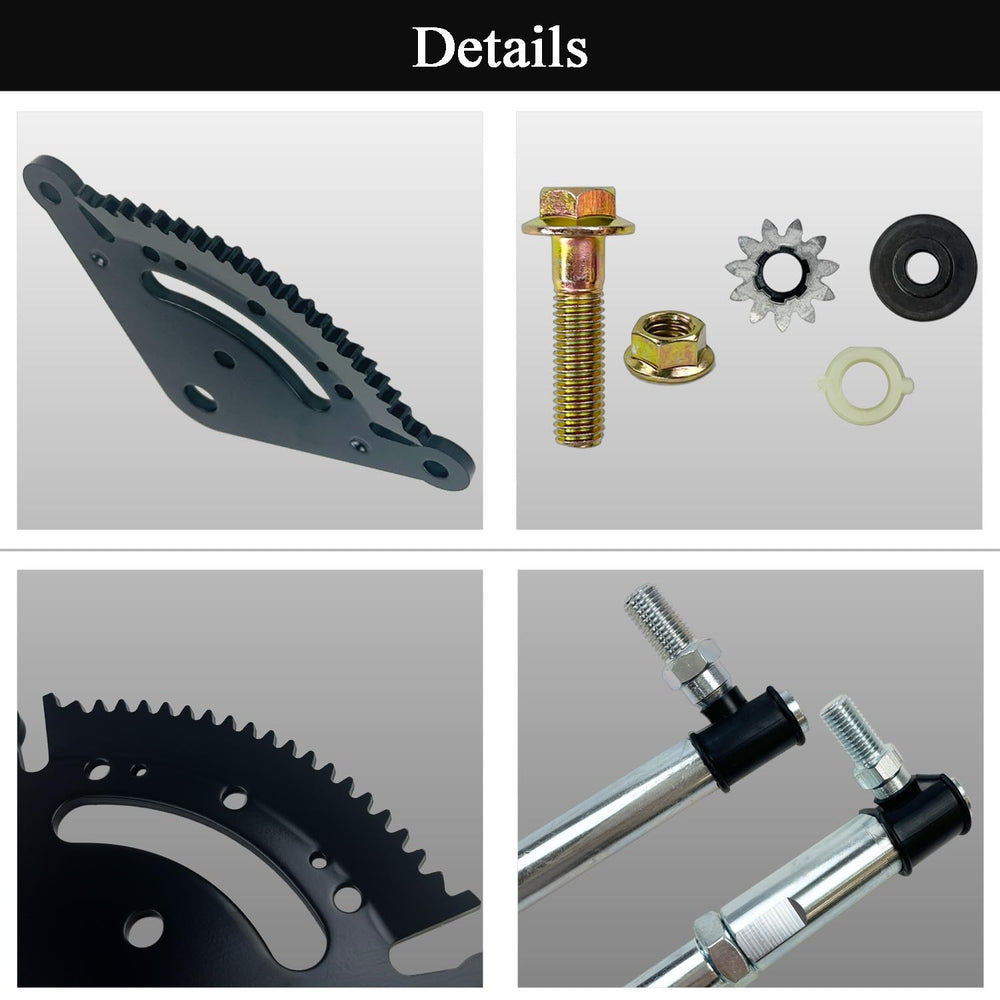 LLANNDER 450 mm drag link length aligns with 17.71 inch specs.