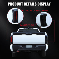 LLKUANG detailed fit area of tail light cover with colorfast finish