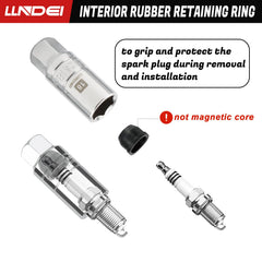 LLNDEI spark plug socket 1316inch enables deep access to hard-to-reach plugs