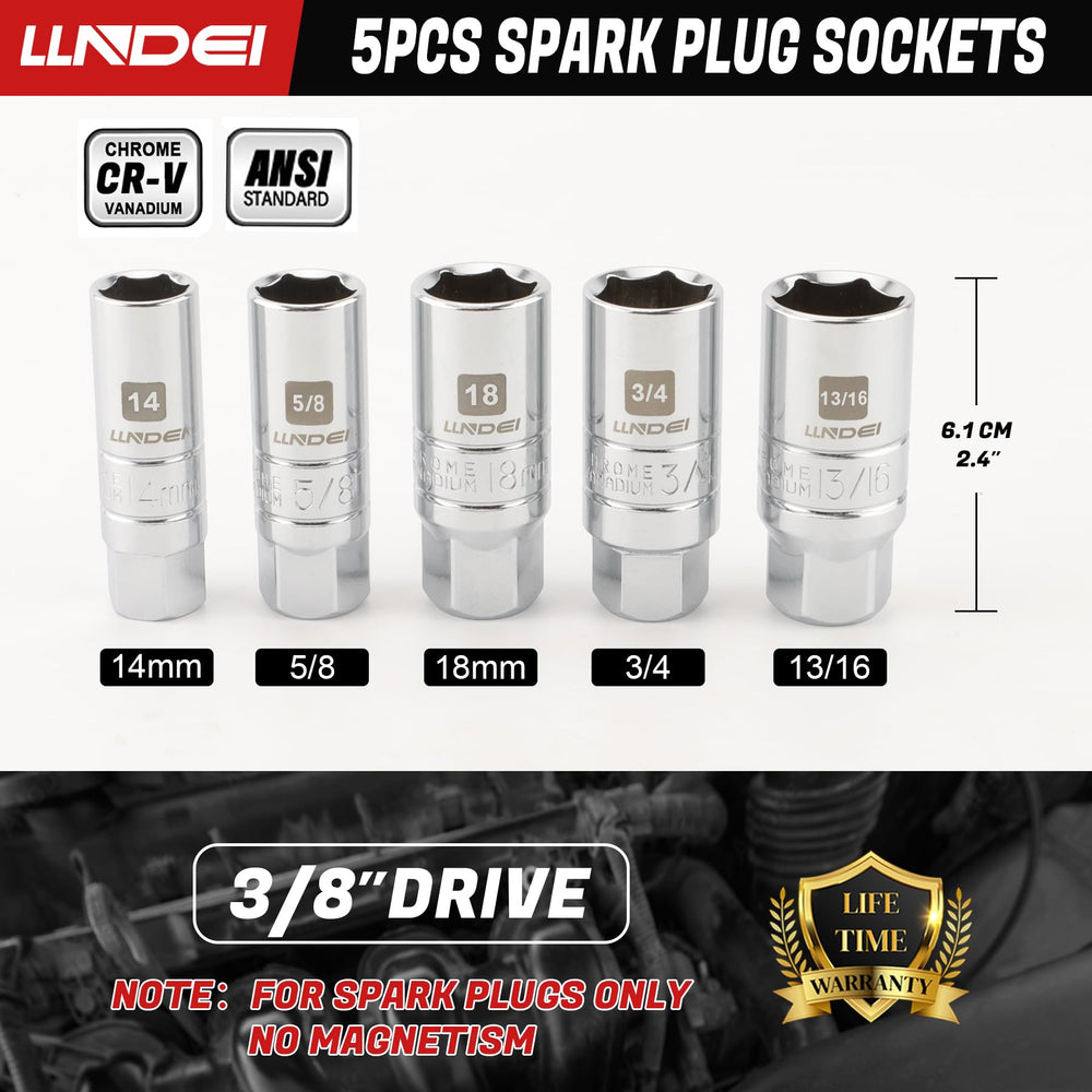 LLNDEI spark plug socket 18mm designed for fast automotive maintenance and precise grip