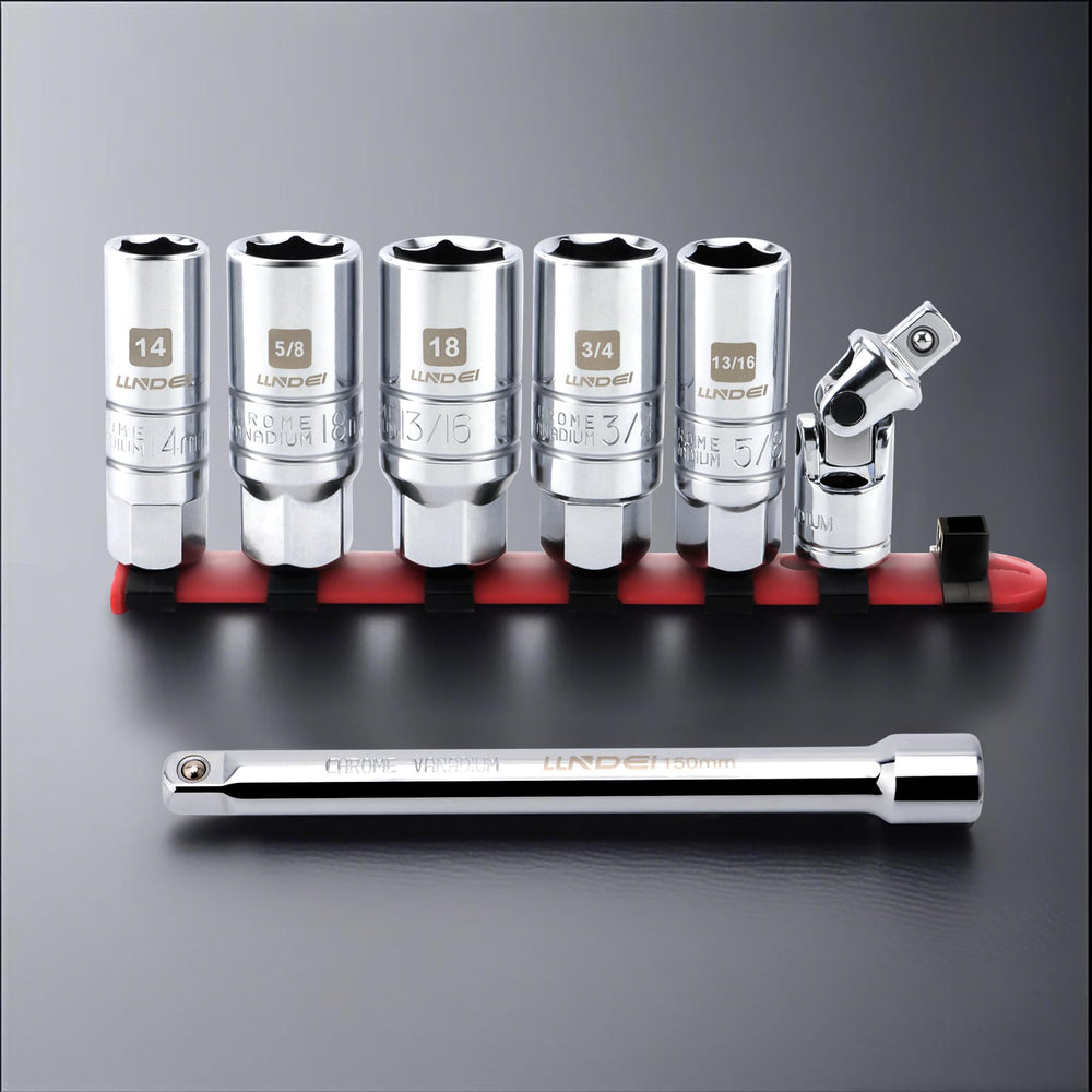 LLNDEI spark plug socket 18mm with robust grip for secure removal.