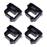 LLNSEAUTO black-truck-cap-mounting-clamps-pack secures camper shells on compatible pickups.